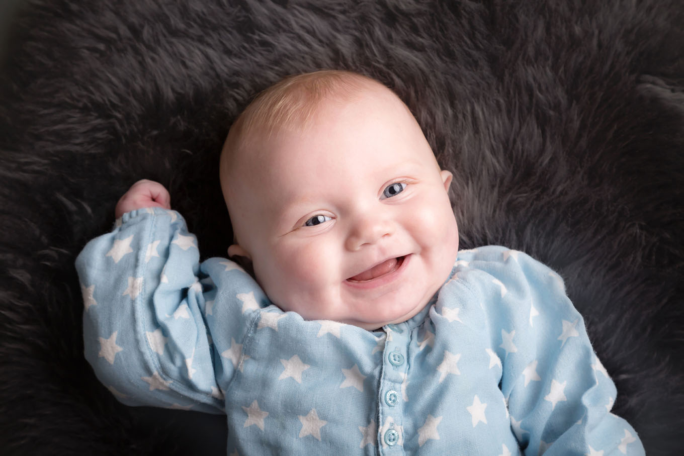 Studio portrait of baby